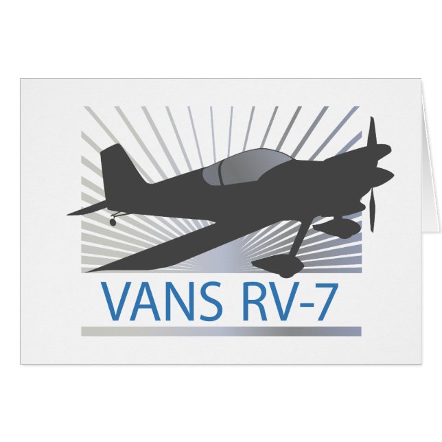 Vans RV-7 Vliegtuig (Voorkant Horizontaal)