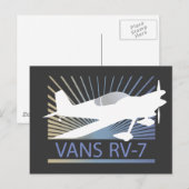 Vans RV-7 Vliegtuig Briefkaart (Voorkant / Achterkant)
