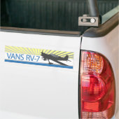 Vans RV-7 Vliegtuig Bumpersticker (Op Truck)