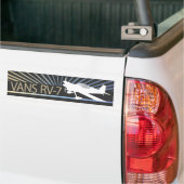 Vans RV-7-vliegtuig Bumpersticker (Op Truck)