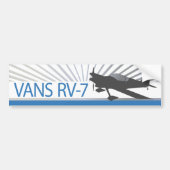 Vans RV-7-vliegtuig Bumpersticker (Voorkant)