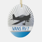 Vans RV-7 Vliegtuig Keramisch Ornament (Rechts)