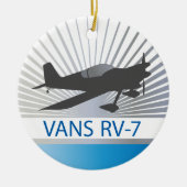 Vans RV-7 Vliegtuig Keramisch Ornament (Voorkant)