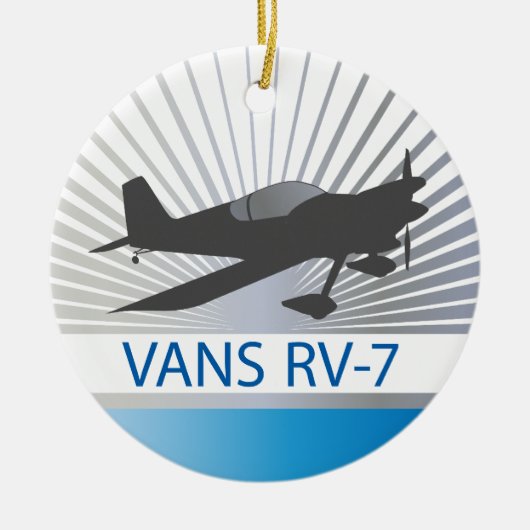 Vans RV-7 Vliegtuig Keramisch Ornament (Voorkant)