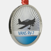 Vans RV-7-vliegtuig Metalen Ornament (Rechts)