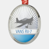 Vans RV-7-vliegtuig Metalen Ornament (Links)