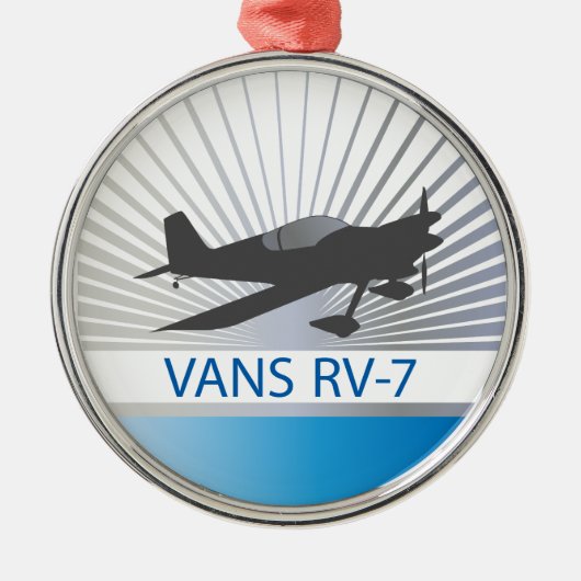 Vans RV-7-vliegtuig Metalen Ornament (Voorkant)