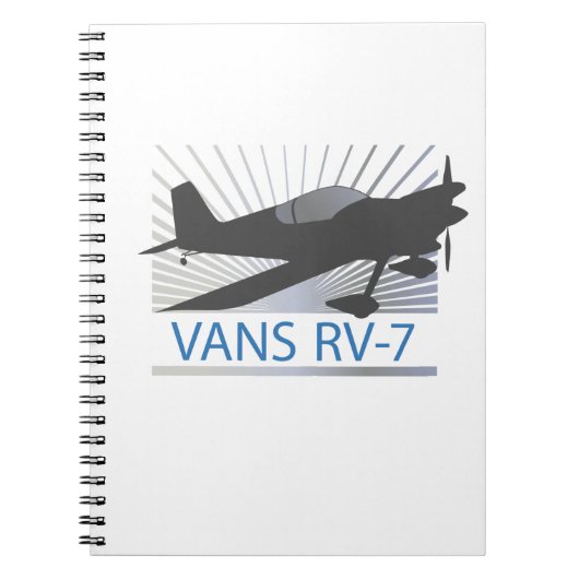 Vans RV-7-vliegtuig Notitieboek (Voorkant)