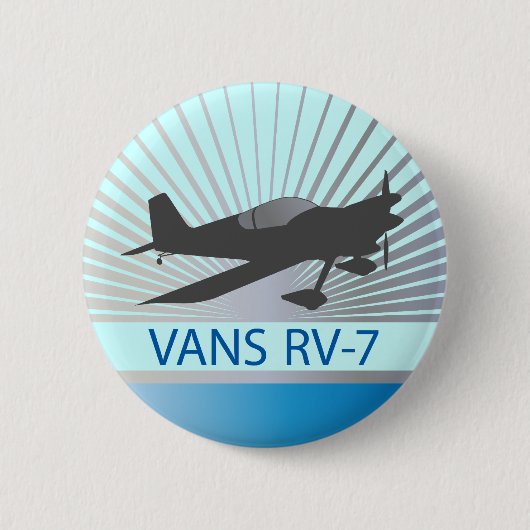 Vans RV-7-vliegtuig Ronde Button 5,7 Cm (Voorkant)