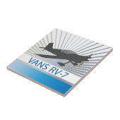 Vans RV-7 Vliegtuig Tegeltje (Zijkant)