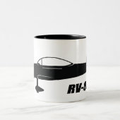 Vans RV-8 Tweekleurige Koffiemok (Center)