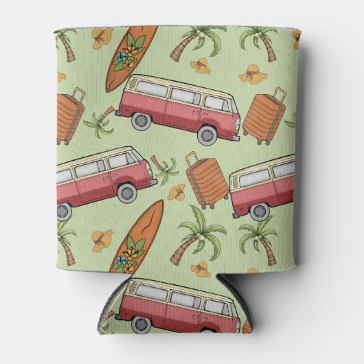 Vans, Surfboards & Palm Trees Koelboxxen Blikjeskoeler (Voorkant)
