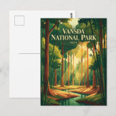 Vansda Nationaal Park India Briefkaart (Voorkant / Achterkant)