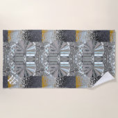 Vansophe Modern Monogram Strandlaken (Voorkant)