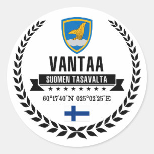 Vantaa Ronde Sticker