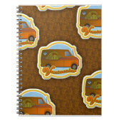 Vantacular, fantastisch Van Shag Pattern Notitieboek (Voorkant)