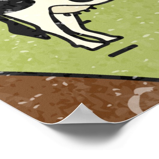 Vantage Kansas State Map Souvenir Poster (Hoek)