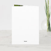 Vantage kerstkaart met belletjes kaart (Achterkant)