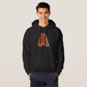 Vantage Letter A Halloween Costume Carnival Group Hoodie (Voorkant volledig)