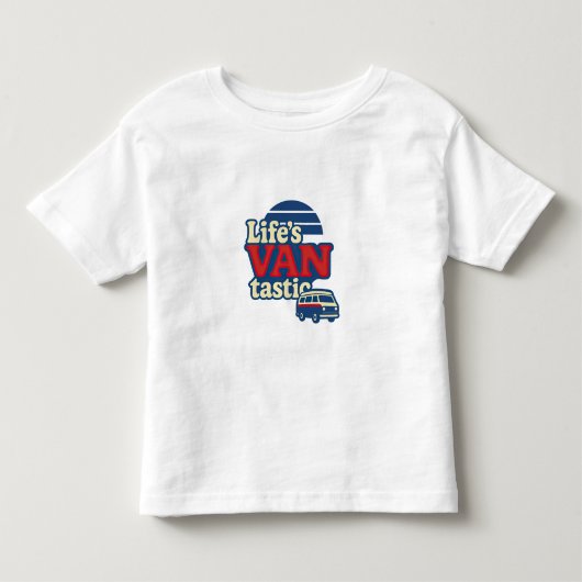 VanTastic Red Cream Blue Edition voor het leven Kinder Shirts (Voorkant)