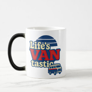 VanTastic Red Cream Blue Edition voor het leven Magische Mok