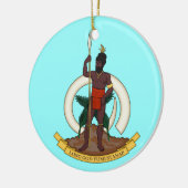 VANUATU - Aangepaste kerstversiering Keramisch Ornament (Links)