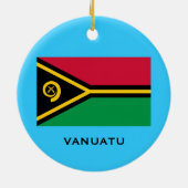 VANUATU - Aangepaste kerstversiering Keramisch Ornament (Achterkant)