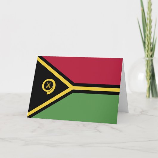 Vanuatu Bedankkaart (Voorkant)