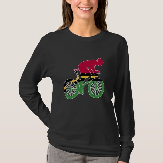 Vanuatu Biker Nation Rider Wereldvlaggen T-shirt