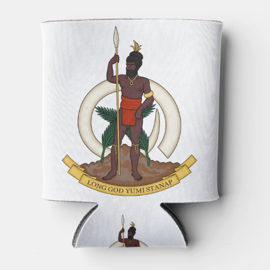 vanuatu emblem blikjeskoeler (Voorkant)