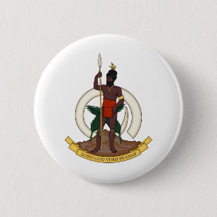 vanuatu emblem ronde button 5,7 cm