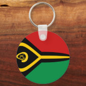 Vanuatu Fisheye Flag Sleutelhanger (Voorkant)