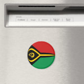 Vanuatu Fisheye Vlag Magneet (Insitu (Vaatwasser))