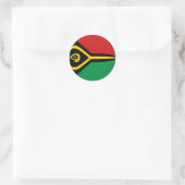 Vanuatu Fisheye Vlag Sticker (Tas)