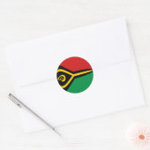 Vanuatu Fisheye Vlag Sticker (Envelop)