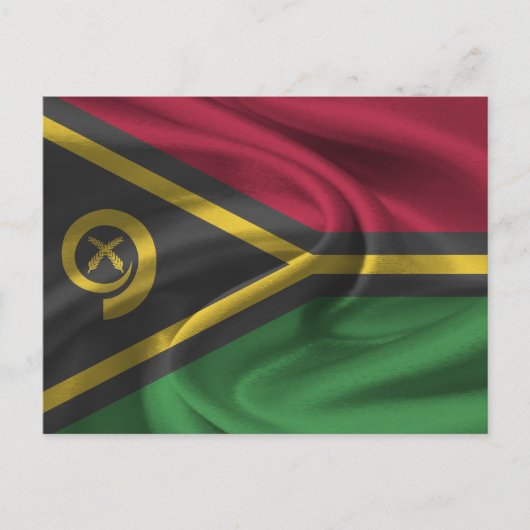 Vanuatu Flag Briefkaart (Voorkant)
