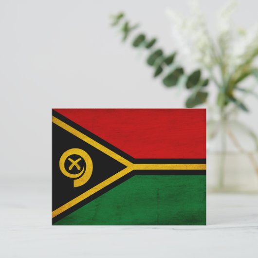 Vanuatu Flag Briefkaart (Staand voorkant)