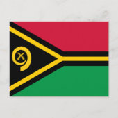 Vanuatu Flag Briefkaart (Voorkant)