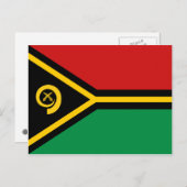 Vanuatu Flag Briefkaart (Voorkant / Achterkant)