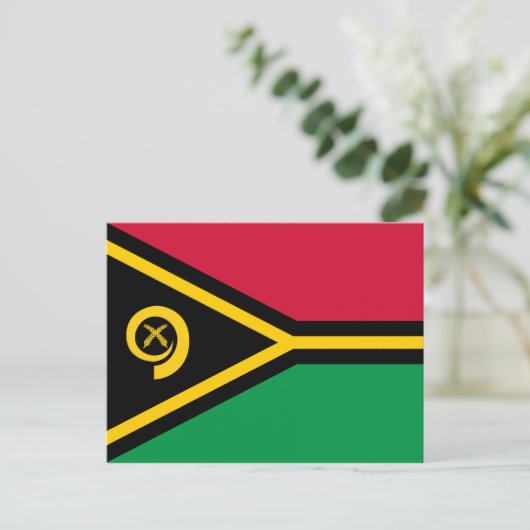 Vanuatu Flag Briefkaart (Staand voorkant)