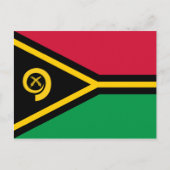 Vanuatu Flag Briefkaart (Voorkant)