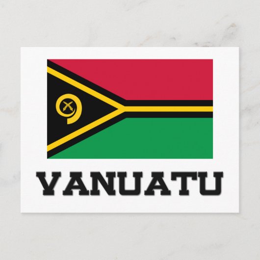 Vanuatu Flag Briefkaart (Voorkant)