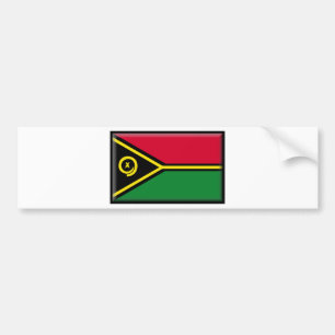 Vanuatu Flag Bumpersticker