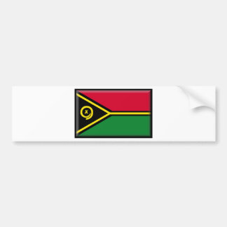 Vanuatu Flag Bumpersticker