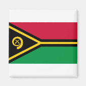 Vanuatu Flag Magneet (Voorkant)