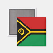 Vanuatu Flag Magnet (Voorkant / Achterkant)