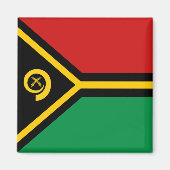Vanuatu Flag Magnet (Voorkant)