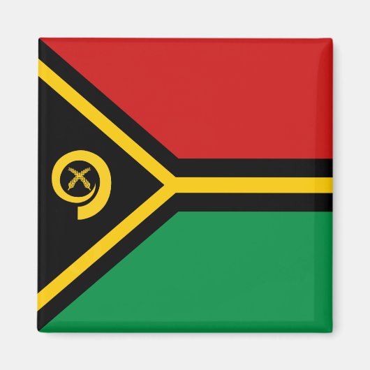 Vanuatu Flag Magnet (Voorkant)