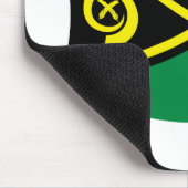 Vanuatu Flag Mousepad Muismat (Hoek)