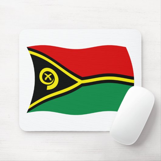 Vanuatu Flag Mousepad Muismat (Met muis)